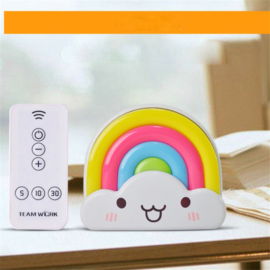 Rainbow Baby Night Light Sound Sensor